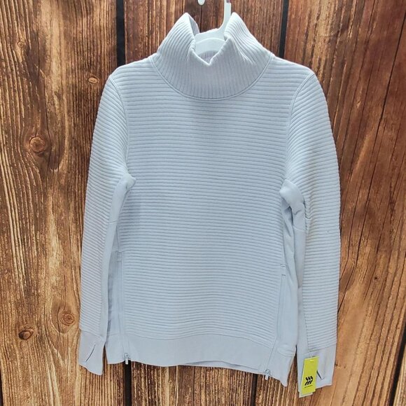 all in motion Sweaters - NWT Light Purple All in Motion mock neck sweater with Thumb hole Cuffs